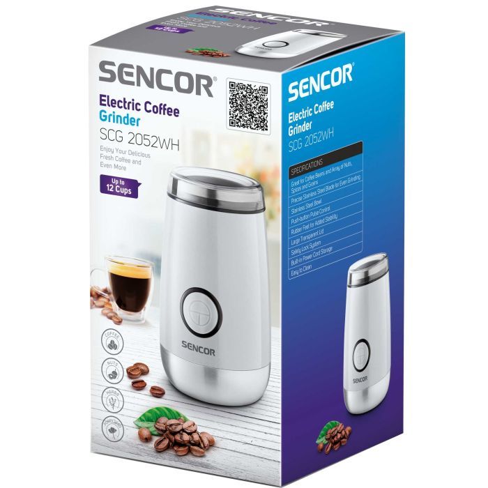 Кофемолка Sencor SCG 2052 WH (SCG2052WH) изображение 5