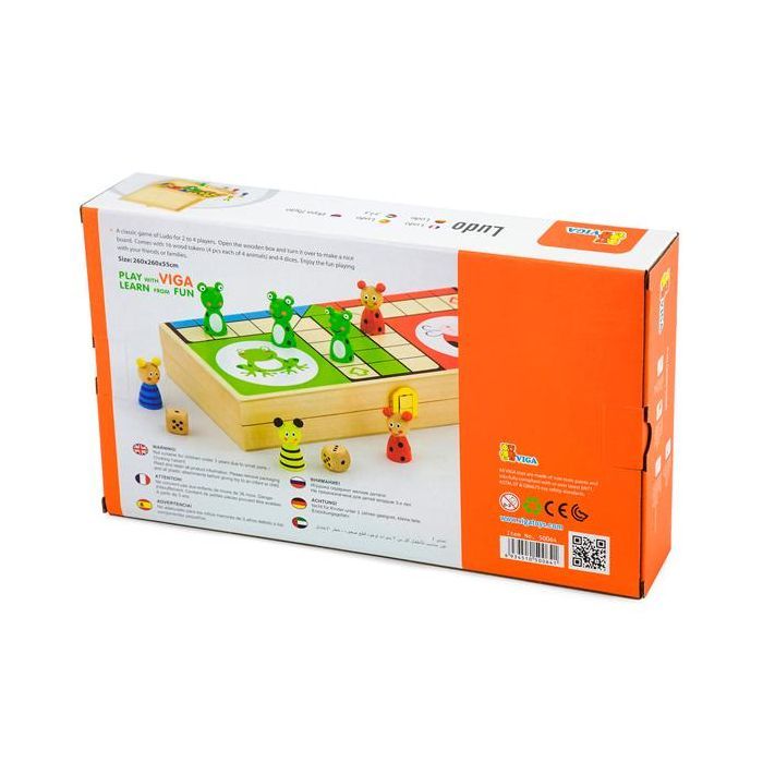 Настольная игра Viga Toys Лудо (50064) изображение 3