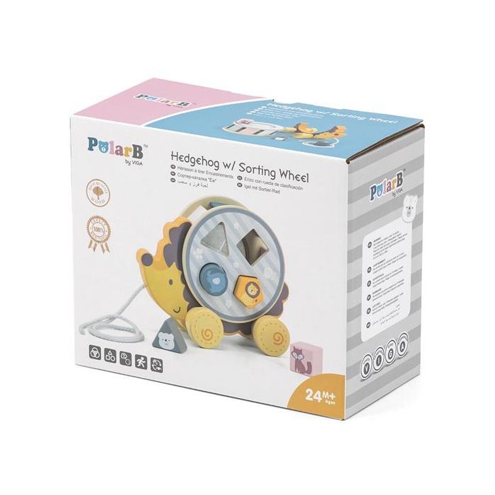 Каталка Viga Toys PolarB Їжачок (44025) зображення 2
