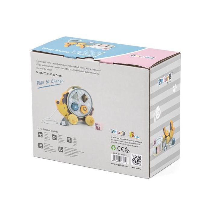 Каталка Viga Toys PolarB Їжачок (44025) зображення 9