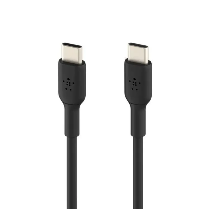 Дата кабель USB-C to USB-C 1.0m PVC black Belkin (CAB003BT1MBK) изображение 2