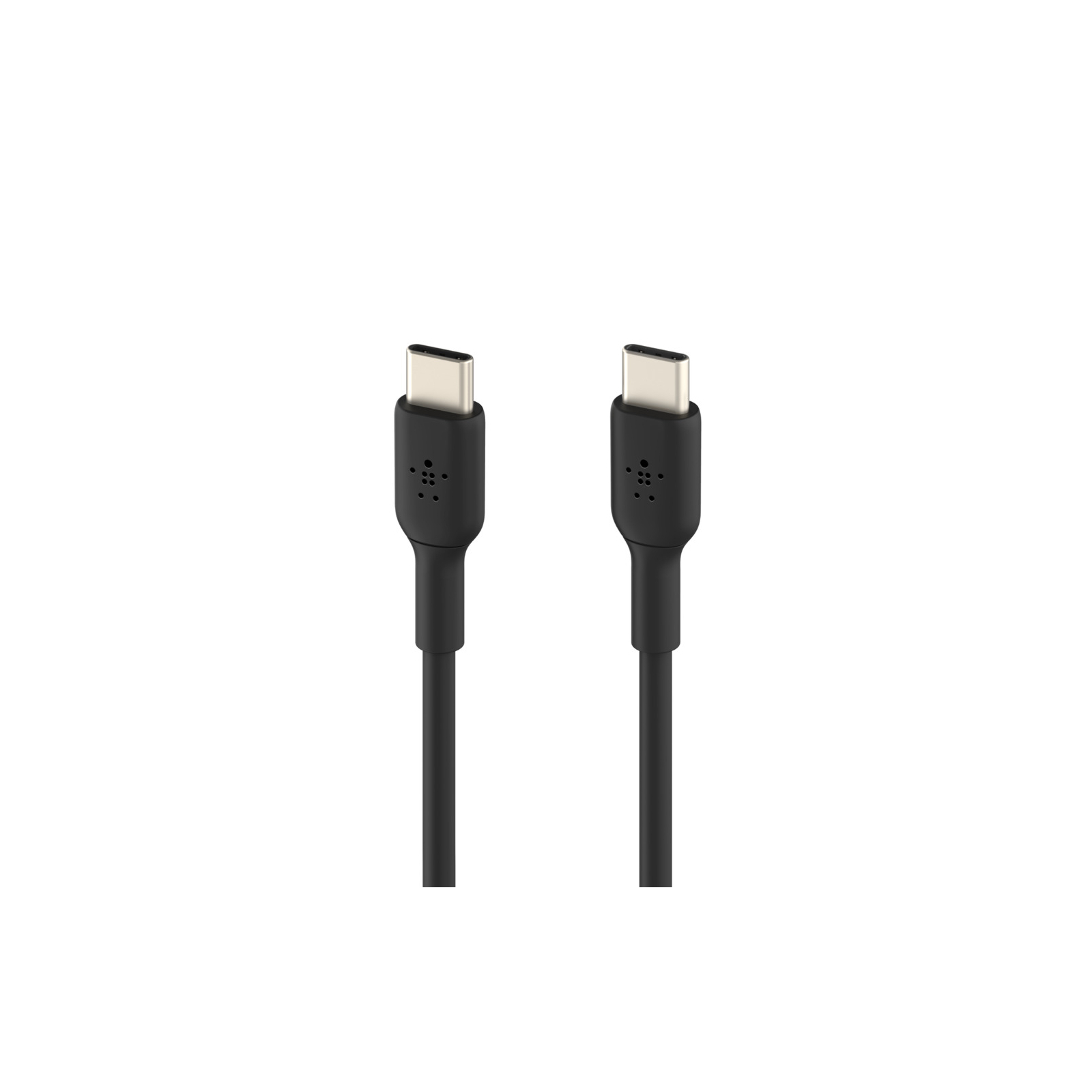 Дата кабель USB-С - USB-С, PVC, 1m, black Belkin (CAB003BT1MBK) зображення 2