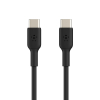 Дата кабель USB-С - USB-С, PVC, 1m, black Belkin (CAB003BT1MBK) зображення 3