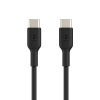 Дата кабель USB-С - USB-С, PVC, 1m, black Belkin (CAB003BT1MBK) зображення 3