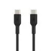 Дата кабель USB-C to USB-C 1.0m PVC black Belkin (CAB003BT1MBK) изображение 3