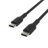 Дата кабель USB-С - USB-С, PVC, 1m, black Belkin (CAB003BT1MBK) зображення 5