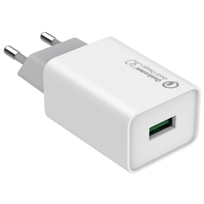 Зарядное устройство ColorWay 1USB Quick Charge 3.0 (18W) (CW-CHS013Q-WT) изображение 2