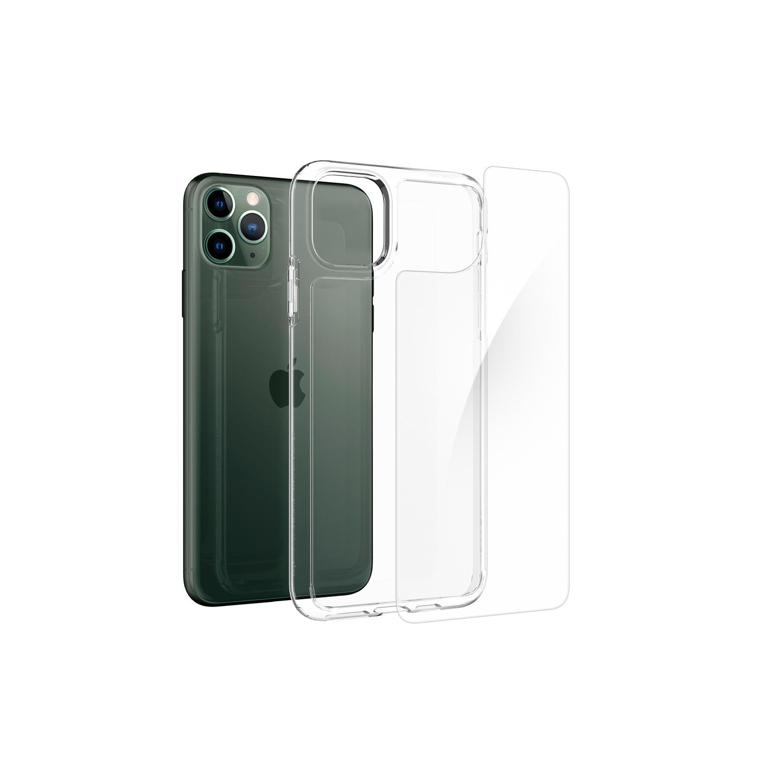 Чохол до мобільного телефона Spigen iPhone 11 Pro Max Quartz Hybrid, Crystal Clear (075CS27425) зображення 7