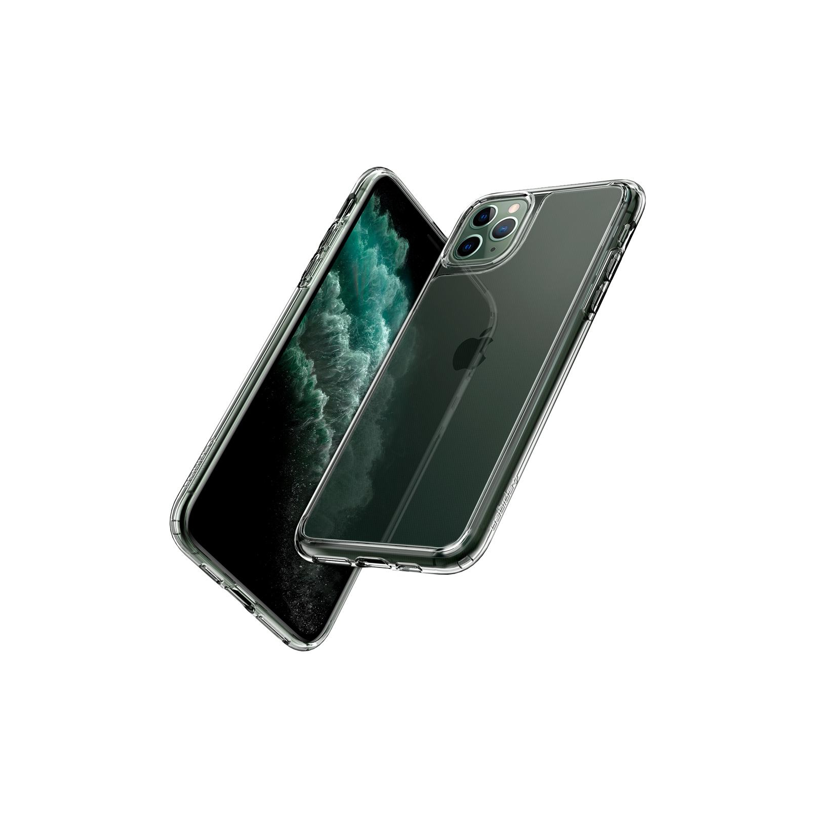 Чехол для мобильного телефона Spigen iPhone 11 Pro Max Quartz Hybrid, Crystal Clear (075CS27425) изображение 8