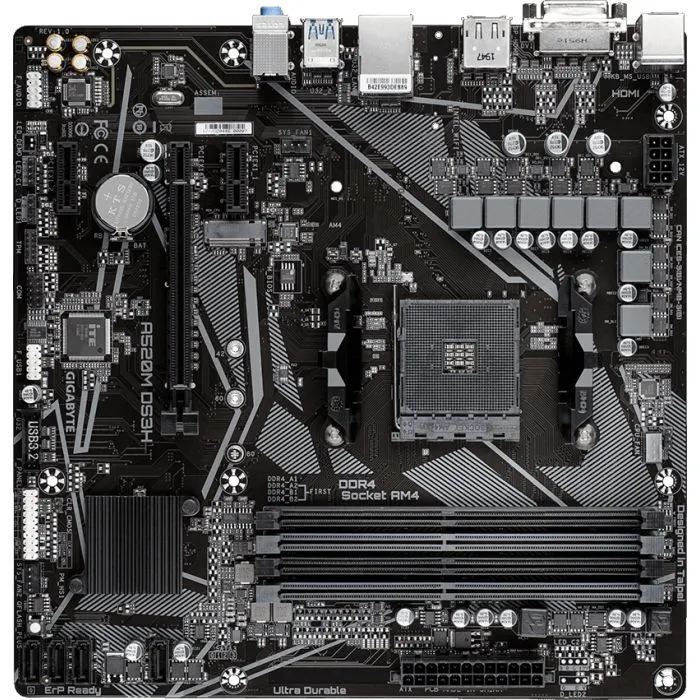 Материнская плата GIGABYTE A520M DS3H изображение 2