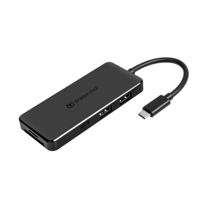 Концентратор Transcend Type-C HUB 6 ports microSD/SD Black (TS-HUB5C) зображення 2
