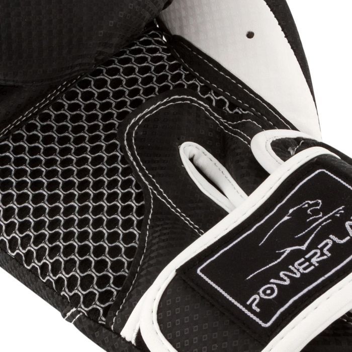 Боксерські рукавички PowerPlay 3011 16oz Black/White (PP_3011_16oz_Bl/White) зображення 5