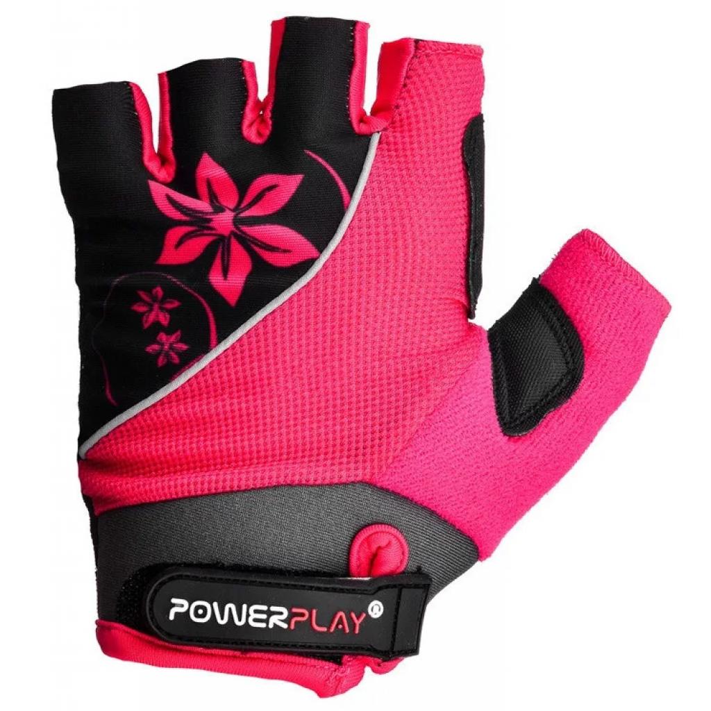 Велоперчатки PowerPlay Women 5281 Pink XS (5281_XS_Pink) изображение 2