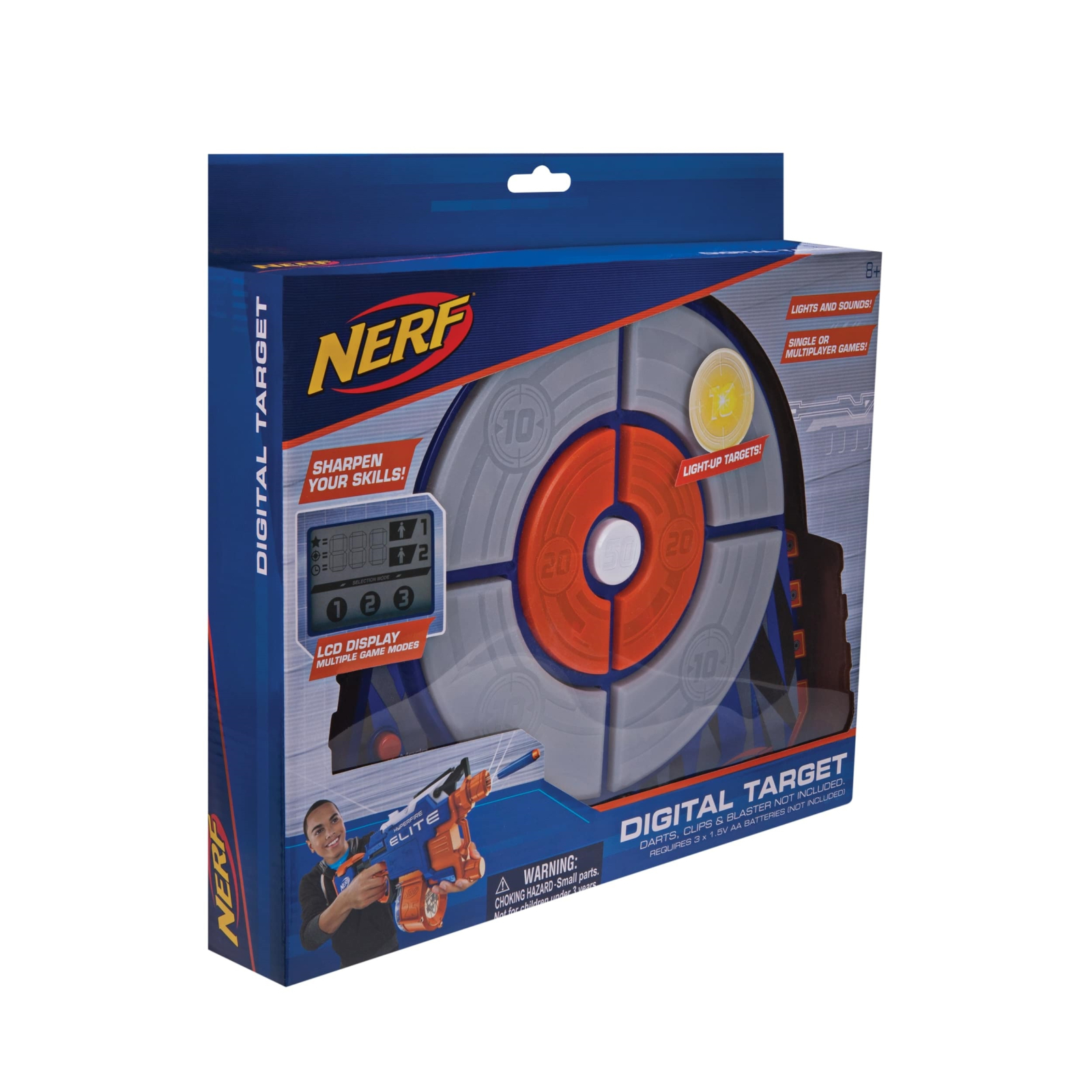 Іграшкова зброя Jazwares Nerf Nerf Elite Strike and Score Digital Target (NER0156) зображення 5