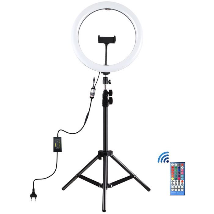 Набір блогера Puluz Ring LED lamp 12"+ tripod 1.1m (PKT3050EU)