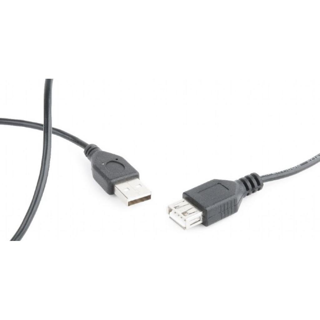 Дата кабель USB 2.0 AM/AF 0.75m Cablexpert (CC-USB2-AMAF-75CM/300-BK) зображення 2