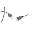Дата кабель USB 2.0 AM/AF 0.75m Cablexpert (CC-USB2-AMAF-75CM/300-BK) изображение 2