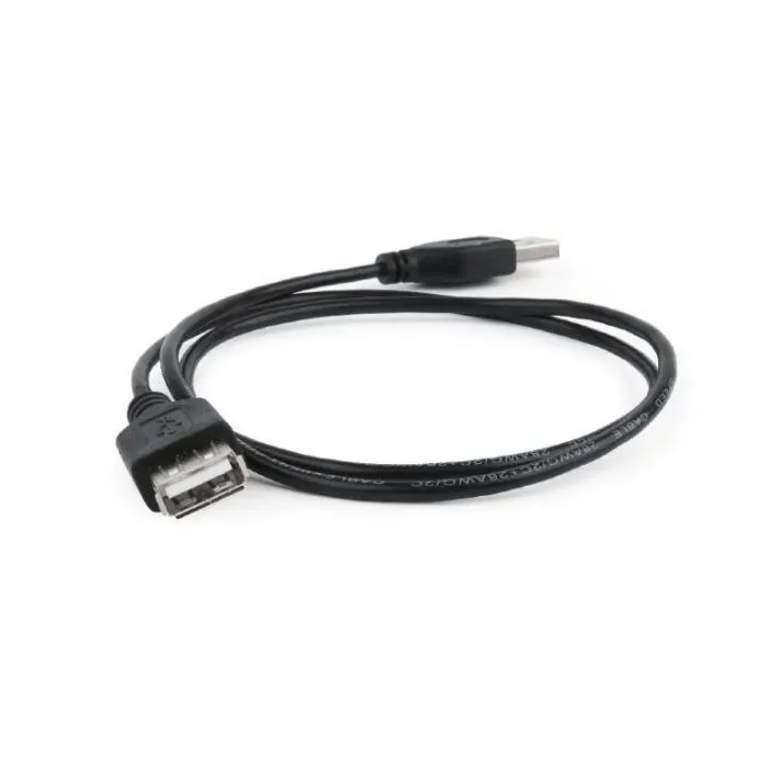 Дата кабель USB 2.0 AM/AF 0.75m Cablexpert (CC-USB2-AMAF-75CM/300-BK) изображение 3