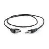 Дата кабель USB 2.0 AM/AF 0.75m Cablexpert (CC-USB2-AMAF-75CM/300-BK)