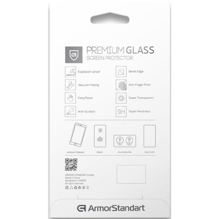 Стекло защитное Armorstandart Icon 3D Anti-spy Apple iPhone 12 Pro Max Black (ARM57575) изображение 2