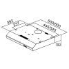 Вытяжка кухонная Pyramida UX 50 BL изображение 9