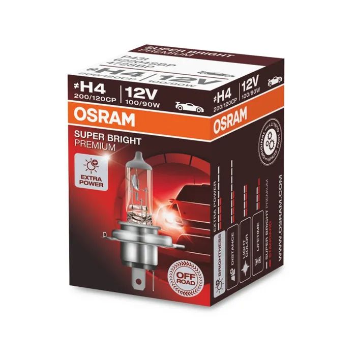 Автолампа Osram галогенова 100/90W (OS 62204 SBP) изображение 2