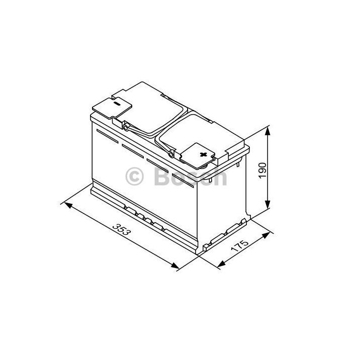 Аккумулятор автомобильный Bosch 95А (0 092 S5A 130) изображение 6