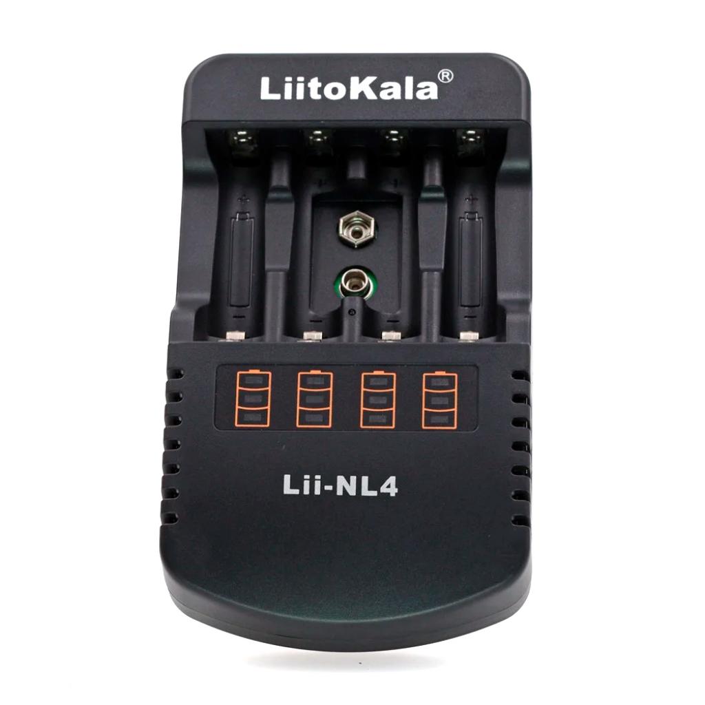 Зарядное устройство для аккумуляторов Liitokala 4 Slots, LED, Li-ion/Ni-MH/Ni-Cd/AA/ААA/AAAA/С (Lii-NL4)