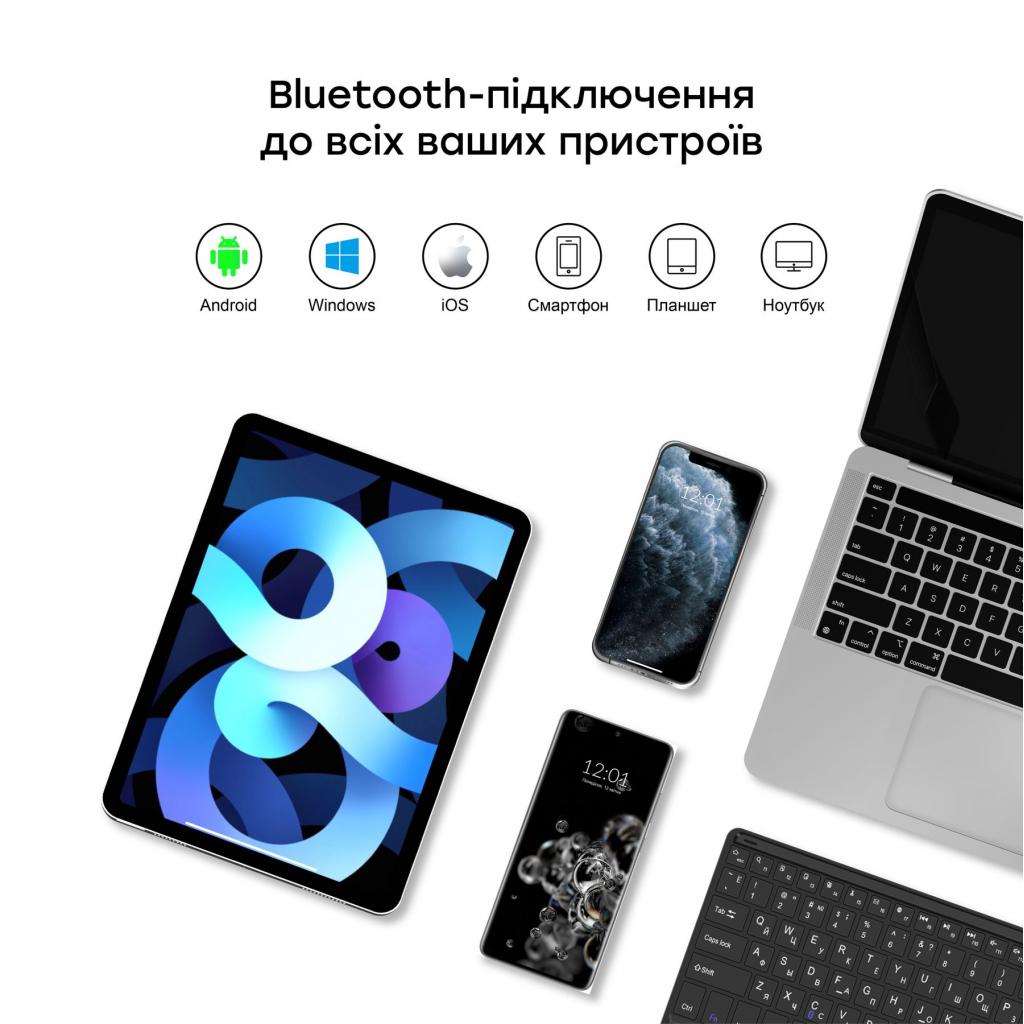 Чехол для планшета AirOn Premium iPad Air 4 10.9" Bluetooth keyboard touchpad (4822352781051) изображение 4
