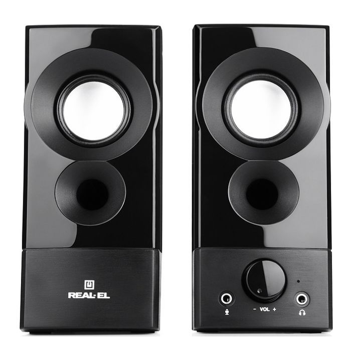 Акустична система REAL-EL S-90 Black зображення 2