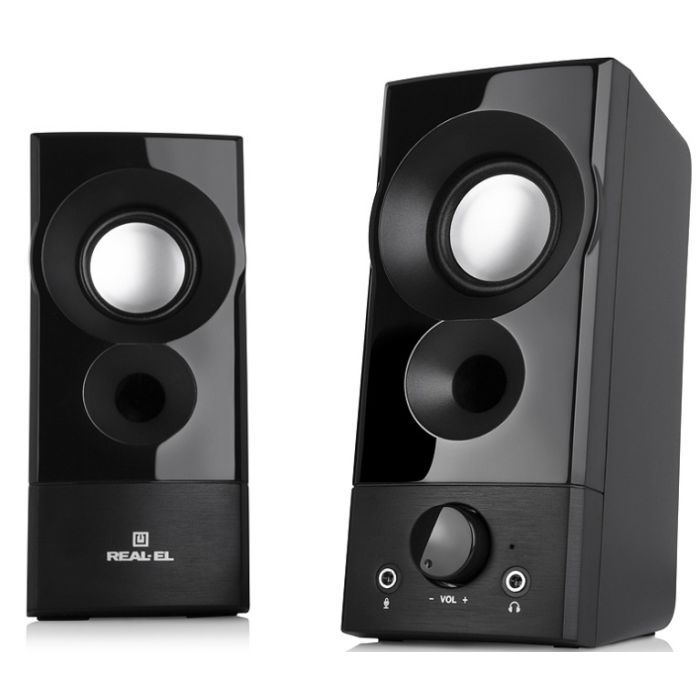 Акустична система REAL-EL S-90 Black зображення 5