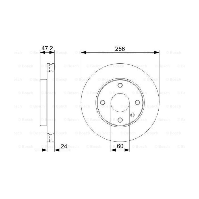 Тормозной диск Bosch 0 986 479 328 изображение 5
