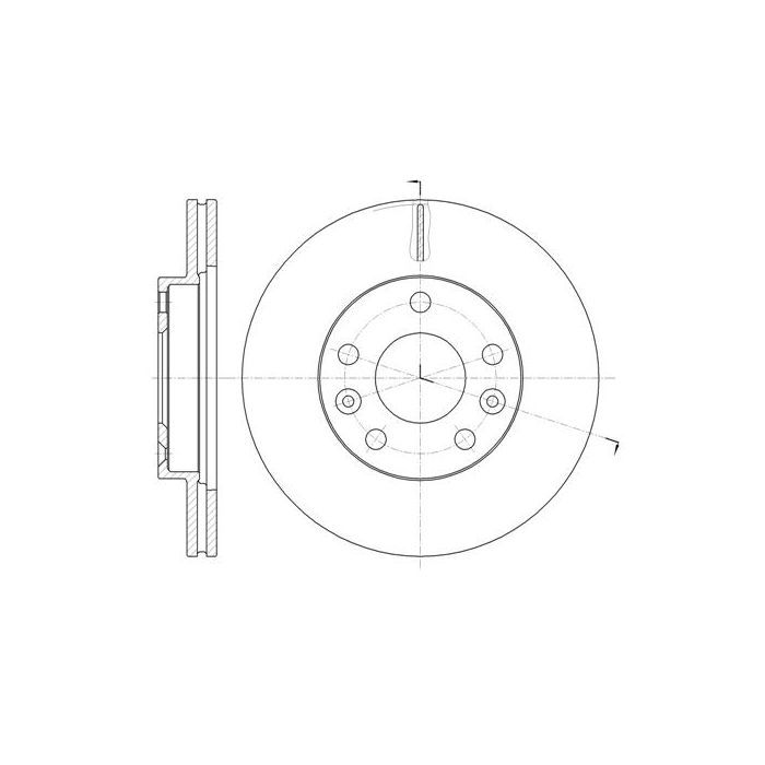 Тормозной диск REMSA 61478.10