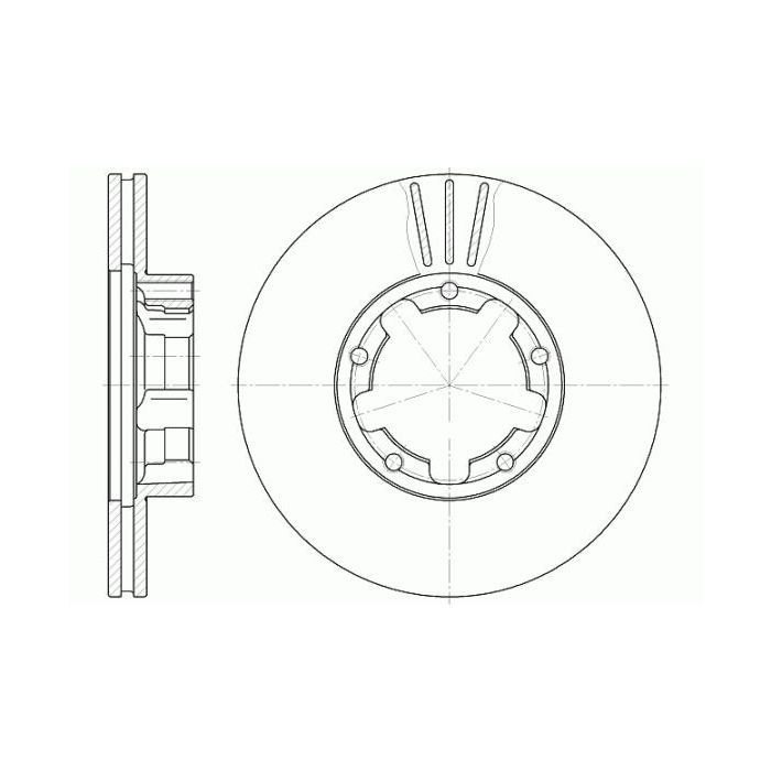 Тормозной диск REMSA 6234.11