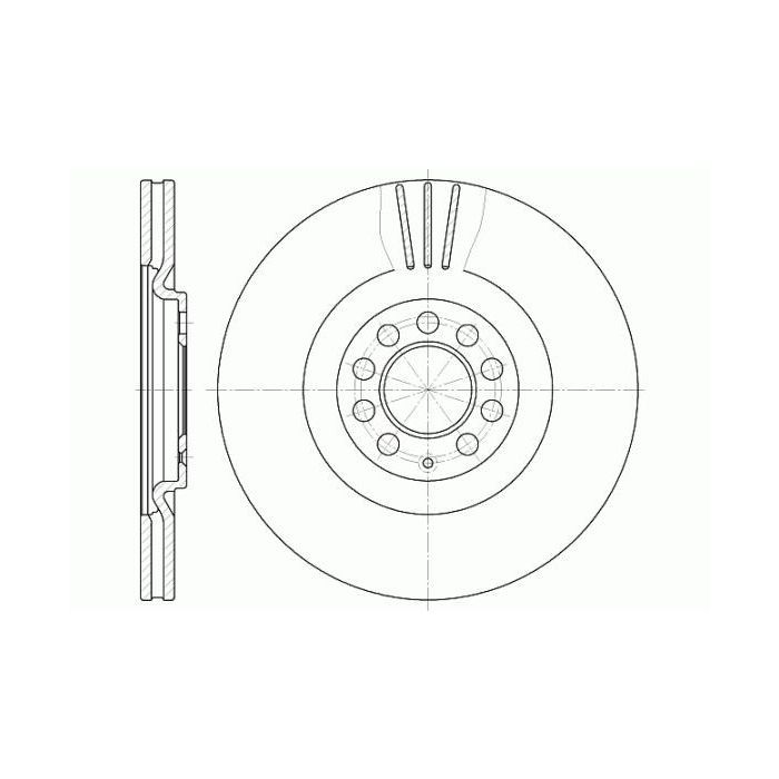 Гальмівний диск REMSA 6597.10
