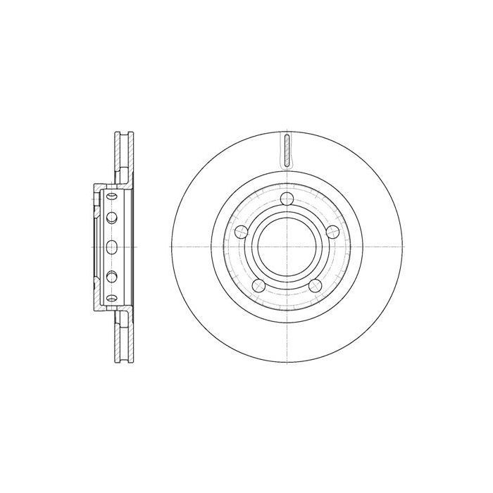 Тормозной диск REMSA 6822.10
