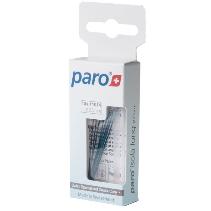 Щетки для межзубных промежутков Paro Swiss Isola long x-тонкие Ø 3.0 мм 10 шт. (7610458010167) изображение 3