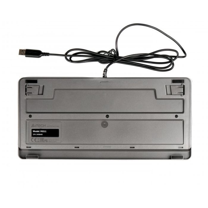 Клавиатура A4Tech FKS11 USB Grey изображение 6