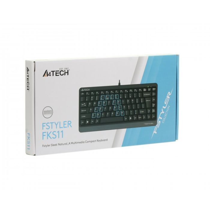 Клавиатура A4Tech FKS11 USB Grey изображение 7