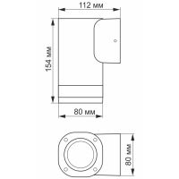 Світильник Videx LED  AR071G IP54 GU10 (VL-AR071G) зображення 3