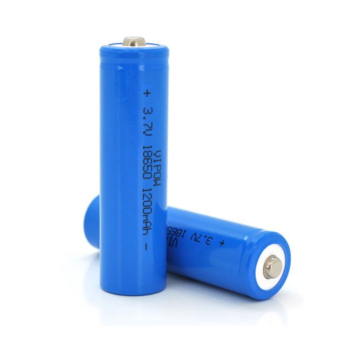 Акумулятор 18650 1200mAh, TipTop, 3.7V, Blue Vipow (ICR18650-1200mAhTT)