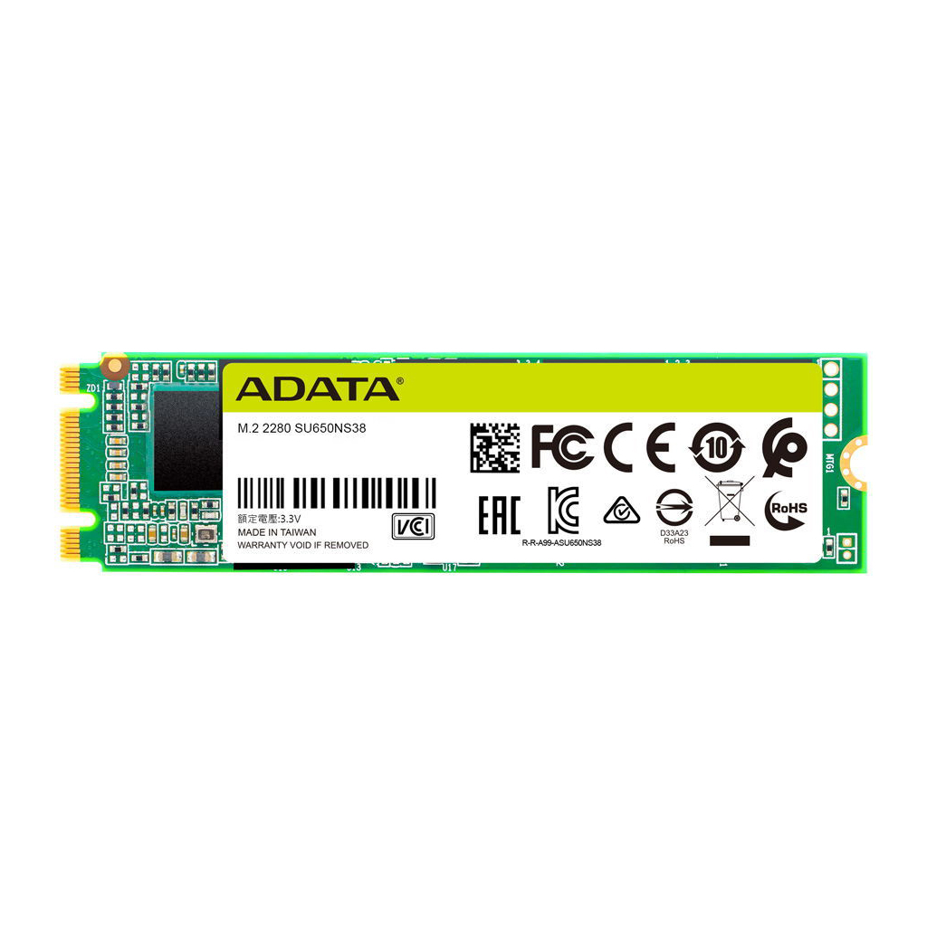 Накопичувач SSD M.2 2280 120GB ADATA (ASU650NS38-120GT-C)