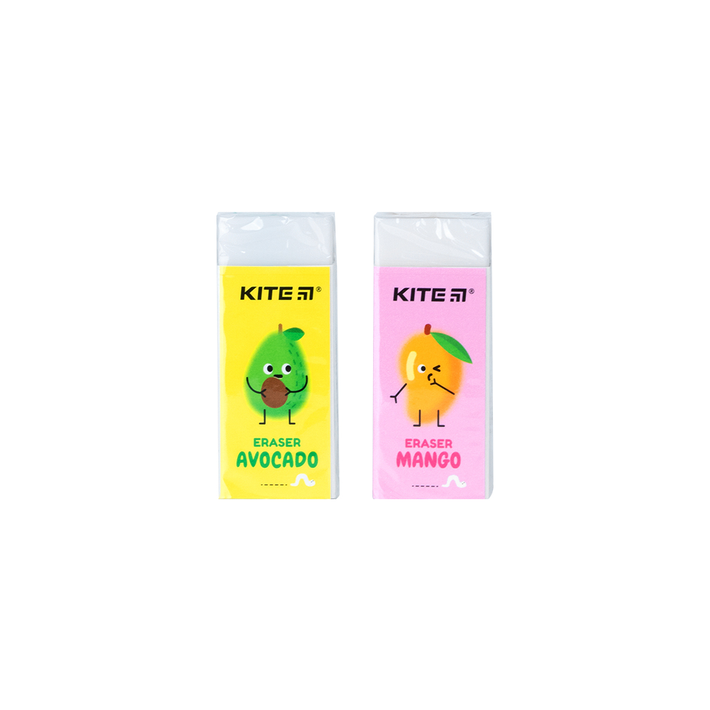 Гумка Kite кольорова Fruits , асорті (K21-375)