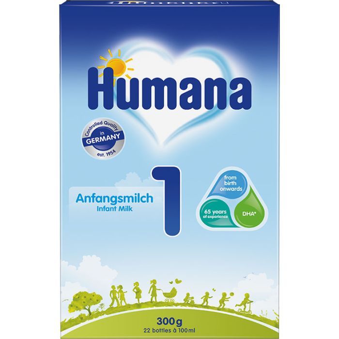 Дитяча суміш Humana 1 LC PUFA з пребіотиками і нуклеотидами, 300 г (4031244720269)