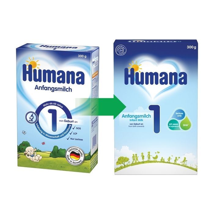 Детская смесь Humana 1 300 г (4031244720221) изображение 2