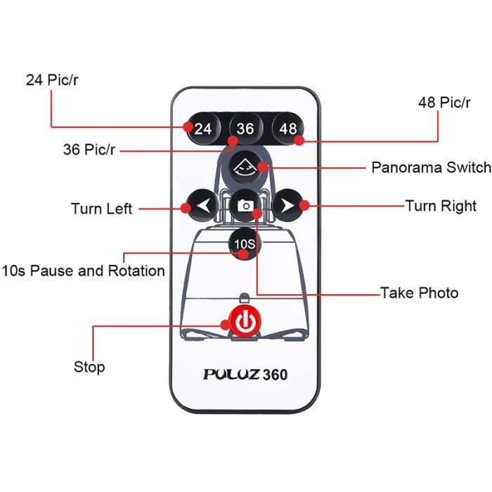 Голова штативная Puluz PU360R red (PU360R) изображение 6