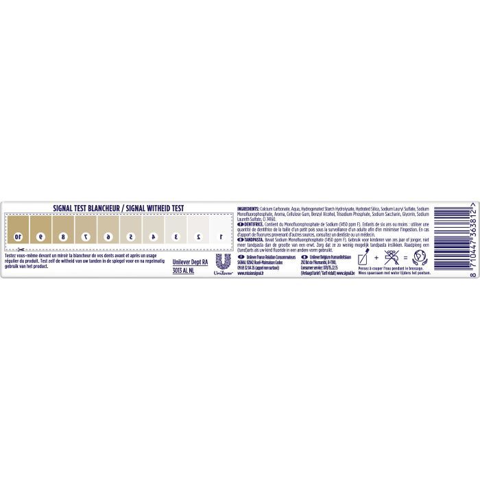 Зубна паста Signal Система відбілювання 75 мл (8710447363812) зображення 2