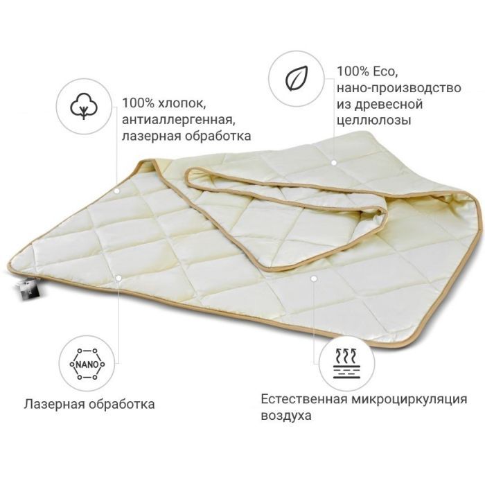 Одеяло MirSon антиаллергическое Тенсел Carmela 0381 деми 200x220 (2200000131003) изображение 2