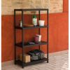 Стеллаж Toomax 4 полки cm. 80x40x138h black (5140) изображение 3