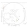 Кріплення для СРО Ekwb EK-Loop Uni Pump Reservoir Bracket - 120mm (3831109824689) зображення 6